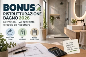 bonus ristrutturazione bagno 2026
